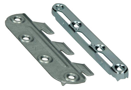 Mack 1013463 - set van 4 ledikanthaken blank 135mm | 5 stuks