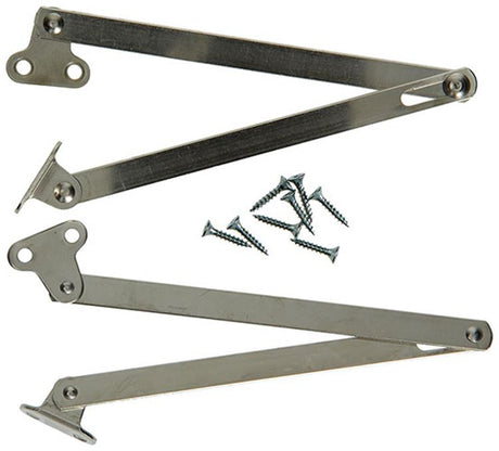 Mack 1013344 - 2 meubelscharen vernikkeld 250 mm | 5 stuks