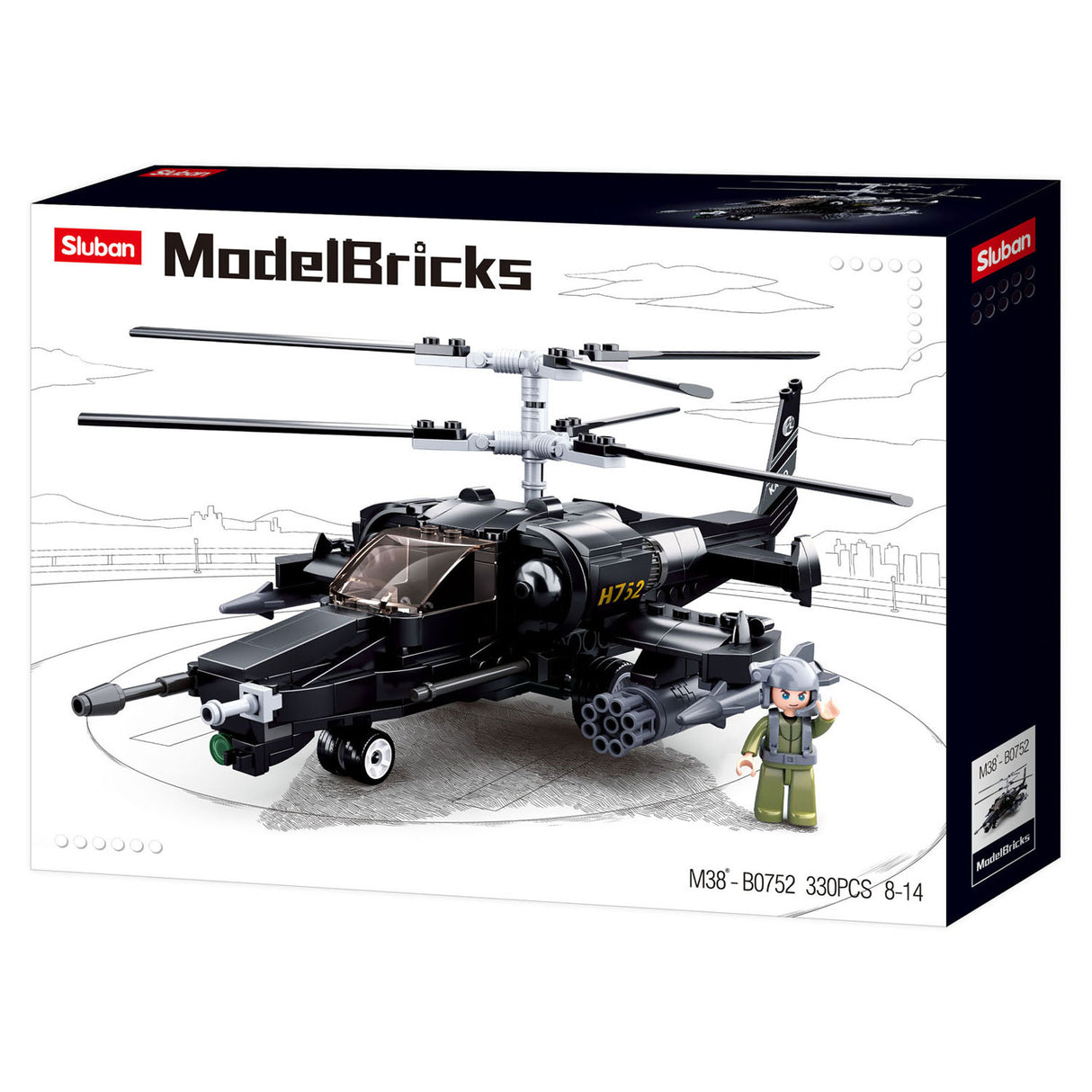Sluban-Kampfhubschrauber - 330 Stk.