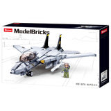Sluban moderner Kampfjet – 404 Stück.