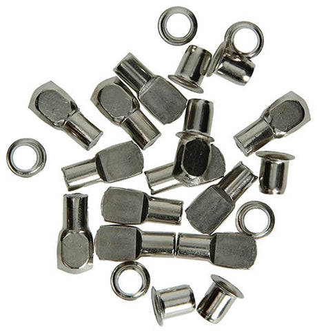 Mack 1013317 - 12 plankdragers ø 7mm hulzen ø 7,5 mm vernikkeld | 5 stuks