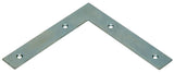 Mack 1013306 - 8 platte winkelhaken verzinkt 125x125x20x2mm | 10 stuks