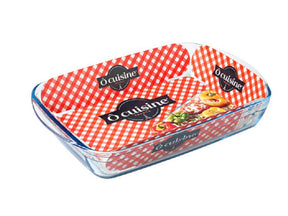 O Cuisine Cuisine Performance o.cuisine Auflaufform – 39 x 24 x 6 cm – 3 l – transparent – 1 Stück