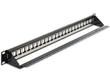 Delock 19 Keystone Patch Panel 24 Port