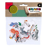 Creafun Aufkleber Schaumstoff Bauernhof | 6 Stück