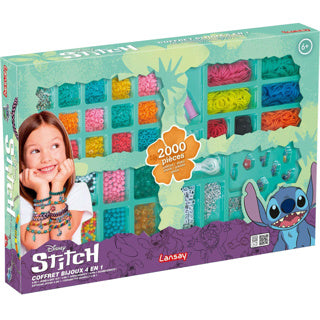 Ottosimon Stitch-Schmuckset 4 in 1 – Disney-Schmucketui-Bastelset.