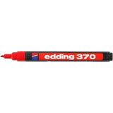 Edding 370 Marker, Strichstärke 1 mm, rot, 1 Stück