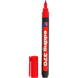 Edding 370 Marker, Strichstärke 1 mm, rot, 1 Stück