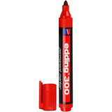 Edding 300 Marker, Strichstärke 1,5-3 mm, rot, 1 Stück