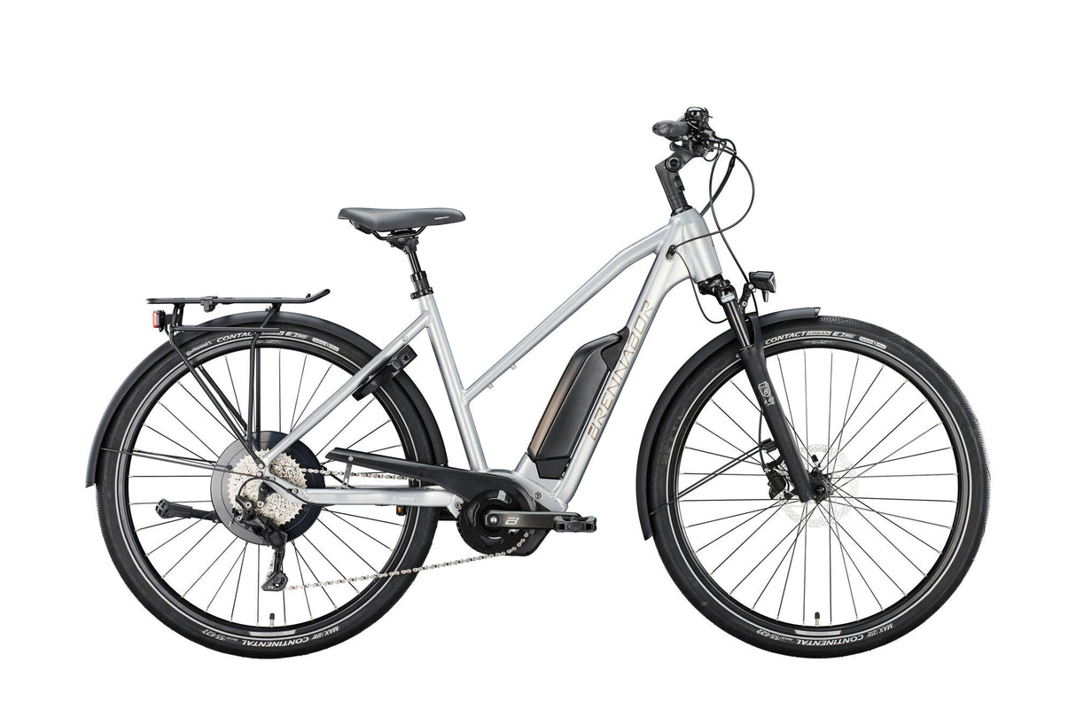Brennabor Elektro-Trekkingrad T-38e mod. 24 E-Bike-Wanderung. T-38e 28 55 Stufen. 8sp. silberbraun