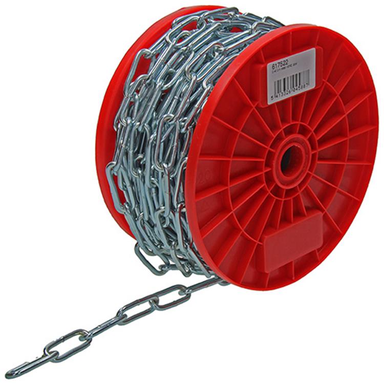 1014184 - ketting schakel lang din5685-1ø 4mm l 32mm 20m wwl 80 kg | 20 stuks