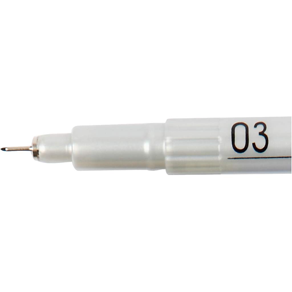 Medaillon-Zeichenstift, Strichstärke 0,3 mm, schwarz, 1 Stück
