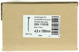 1015652 - doos 5 kg. nagels platte kop 4,0x100 mm | 2 stuks