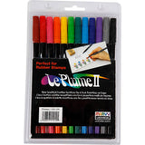Le Plume II Marker, kräftige Farben, 12 Stück, 1 Box