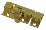 Mack 1013714 - 1 schuifgrendel messing gepolierd a 40 - b 13 mm | 5 stuks