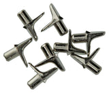 Mack 1014491 - 8 plankdragers vernikkeld ø 5 mm | 5 stuks