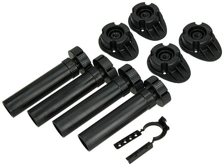 Mack 1014496 - set van 4 sokkelpoten kunststof 150 mm | 10 stuks