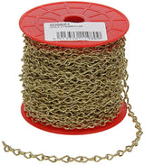 1013677 - 25m vermessingde ketting si 1,1 6mm | 25 stuks
