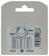 Mack 1011659 - 2 mini spanringen verzinkt 13x15mm | 10 stuks