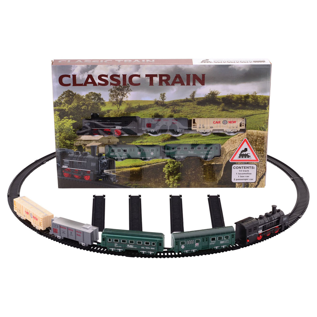 Steam Train Play Set, 19dlg.