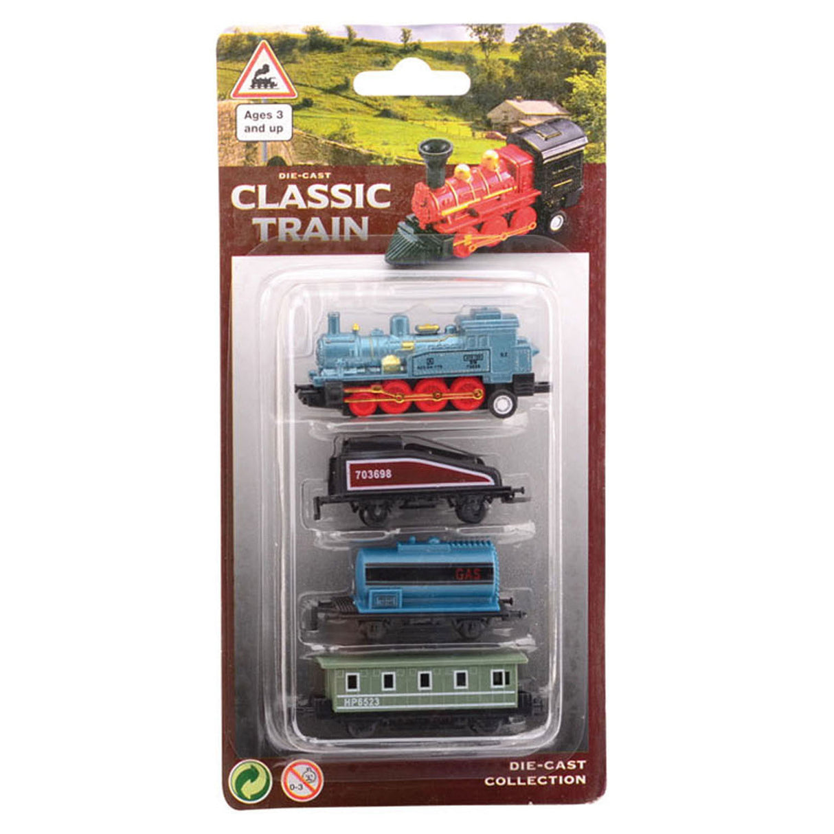 Die Cast-Pullback-Lokomotive