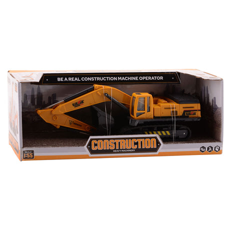 JOHNTOY Excavator jaune 1:55