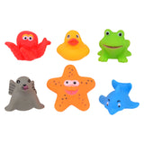 JOHNTOY Happy World Bath Toys, 6dlg.