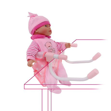 Johntoy John Toy Baby Rose Tischstuhl (geeignet für Puppen von 35–45 cm)