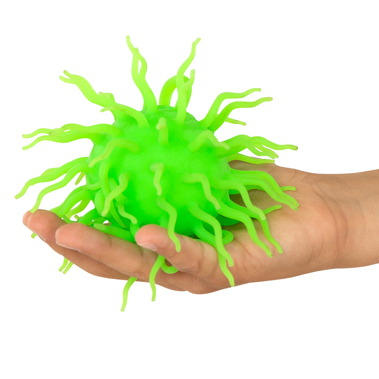 Johntoy Spike Fluffy Ball mit Licht, Ø 12 cm