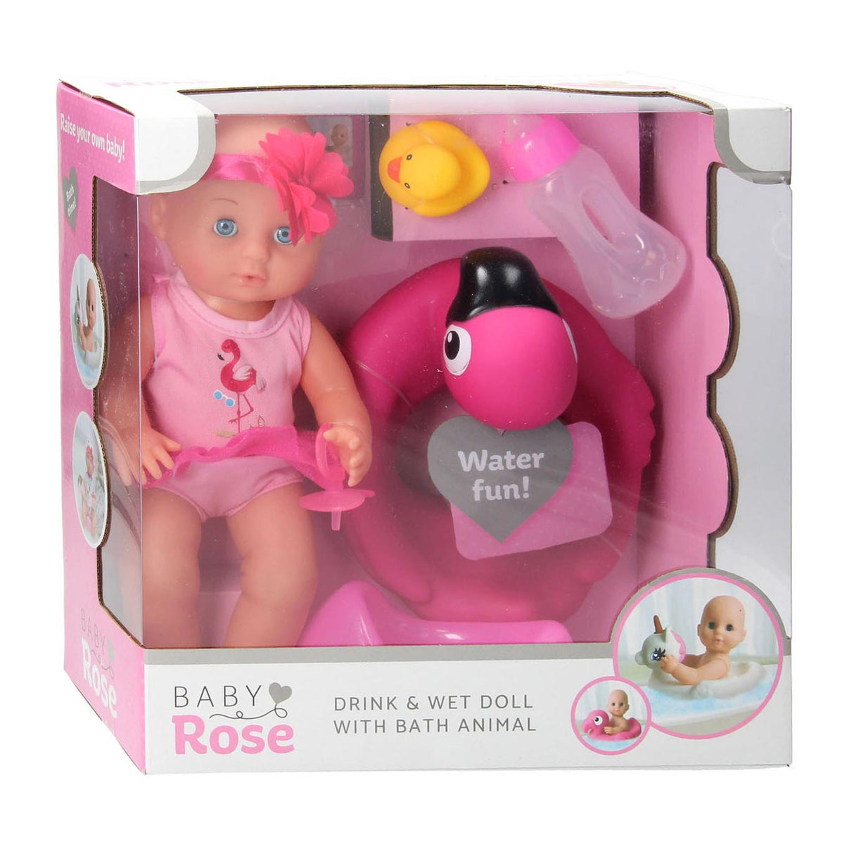 Johntoy John Toy Baby Rose Trink- und Natursektpuppe 30 cm