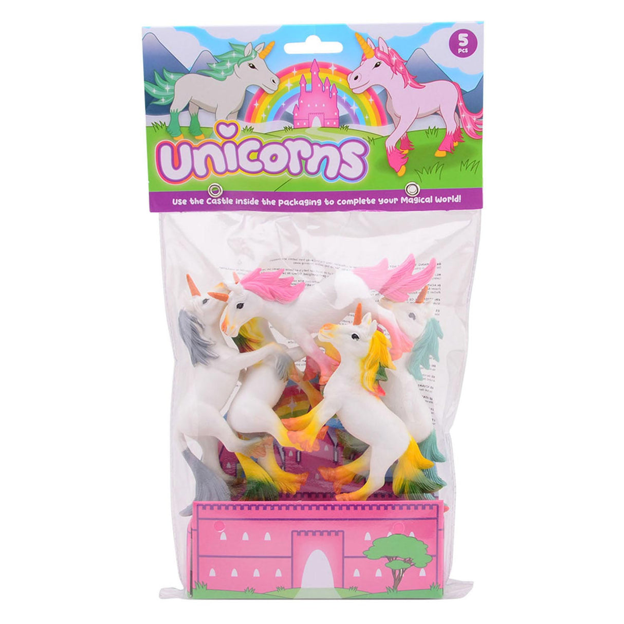 Johntoy Unicorn Play Figuren, 5st.