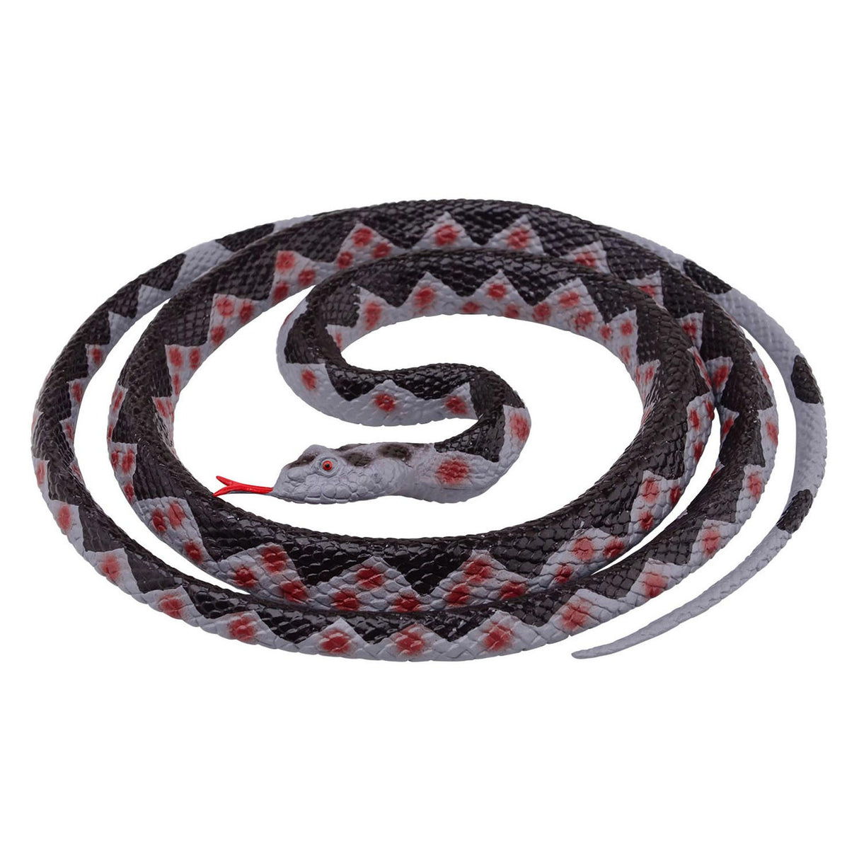 Johntoy rolled up toy snake, 20 cm