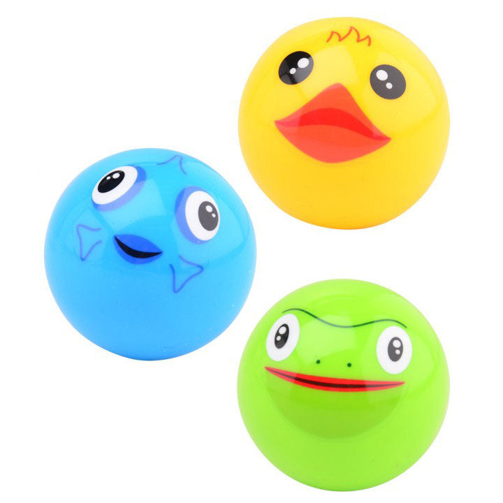 Johntoy Happy World Dieren Bad Speelballen, 3st.