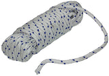 Mack 1013977 - pp gevlochten wit blauw streng8mm 15m | 5 stuks