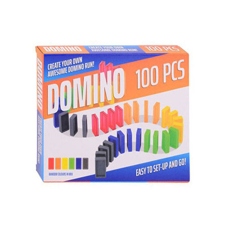 Johntoy colorato Dominoes, 100dlg.