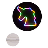 Johntoy Einhorn-Regenbogen-Nachtlampe 27720.