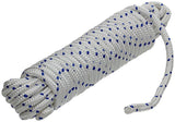 Mack 1013979 - pp gevlochten wit blauw streng12mm 15m | 5 stuks