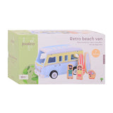JoUeco Wooden Retro Beach Bus mit Accessoires