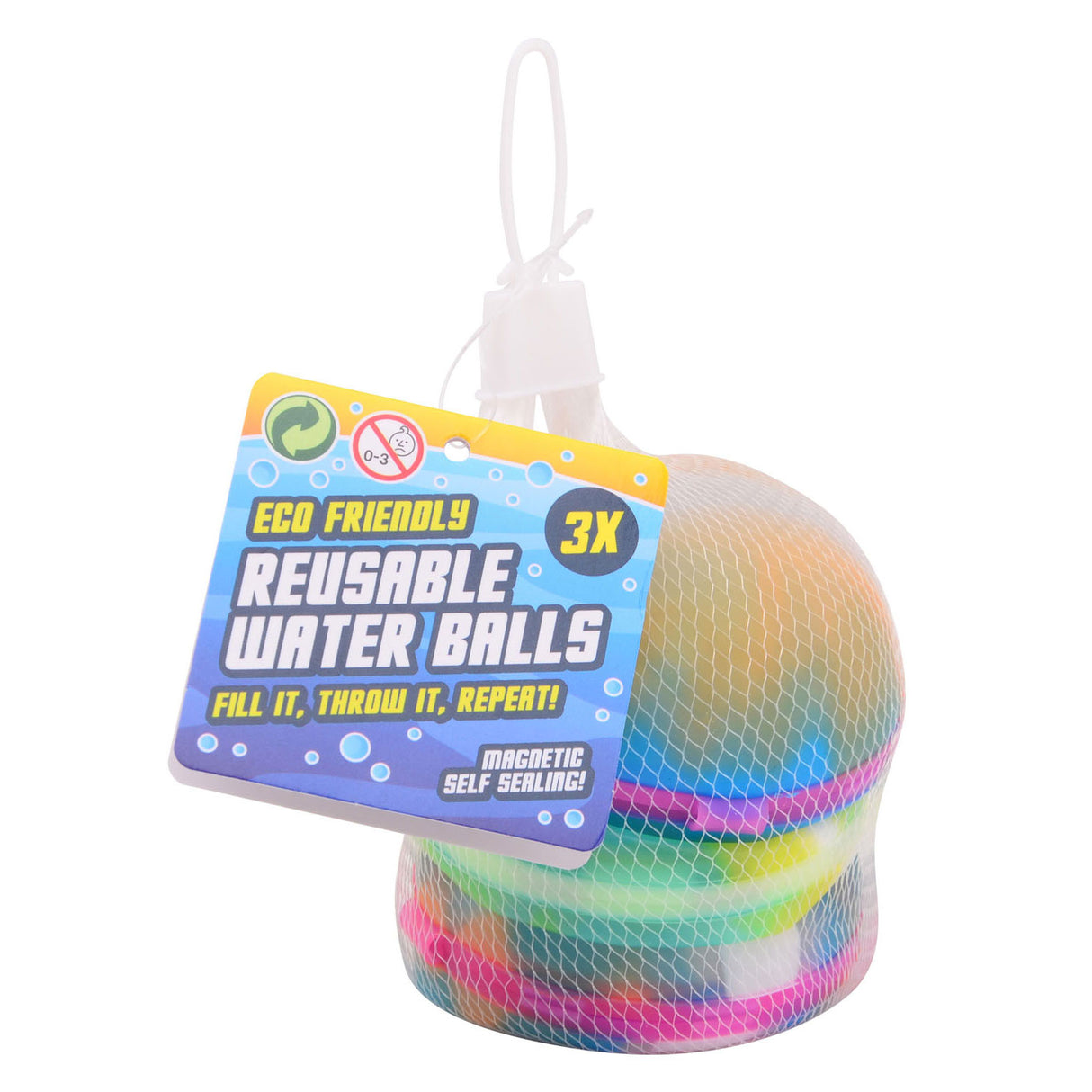 JOHNTOY AQUAFUN réutilisable Magnetic Waterballs, 3e.