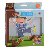 Johntoy jouéco® fien teun Puzzle-Unterstützung aus Holz