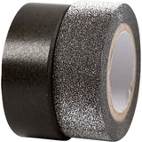 Vivi Gade Abdeckband, B: 15 mm, schwarz, 2 Rollen 1 Box