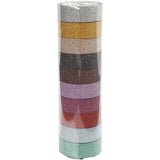 Glitzebandfarbe, 10st.