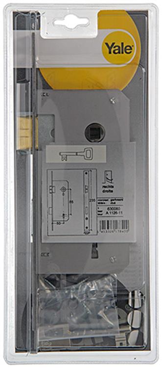 Yale 1019014 - 1 dubbel insteekslot rechts a1126 50mm | 1 stuks