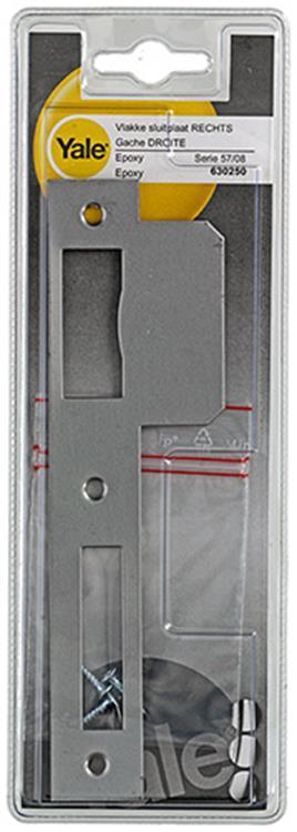 Yale 1019082 - 1 vlakke sluitplaat serie 57 08 rechts | 5 stuks