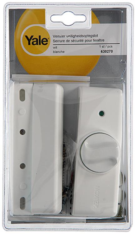 Yale 1019087 - vensteroplegslot, wit | 1 stuks