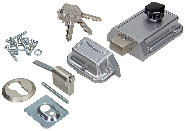 Yale 1019090 - 1 oplegnachtslot + cilinder r b4821 60mm | 1 stuks