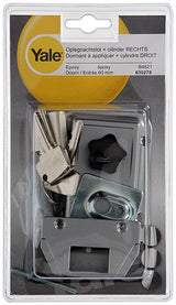 Yale 1019090 - 1 oplegnachtslot + cilinder r b4821 60mm | 1 stuks