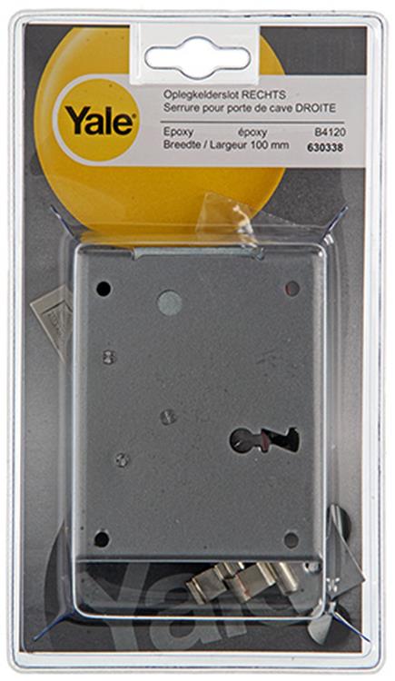Yale 1019117 - 1 oplegkelderslot rechts b4120 100mm | 1 stuks