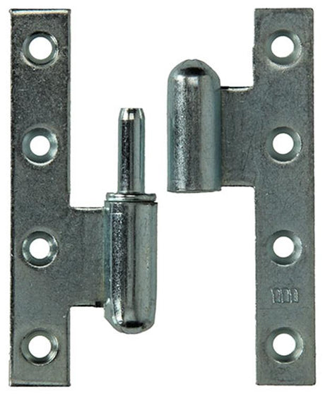 Yale 1019142 - 3 zware paumel.verz.rechte hoek links 110x70mm | 2 stuks