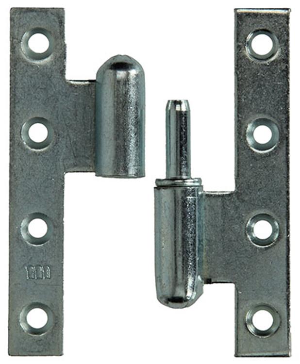Yale 1019143 - 3 zware paumell.verz.rechte hoek rechts 110x70mm | 2 stuks